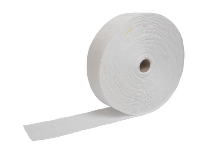 Rynkeband 70 mm hvit 100 mtr/rull