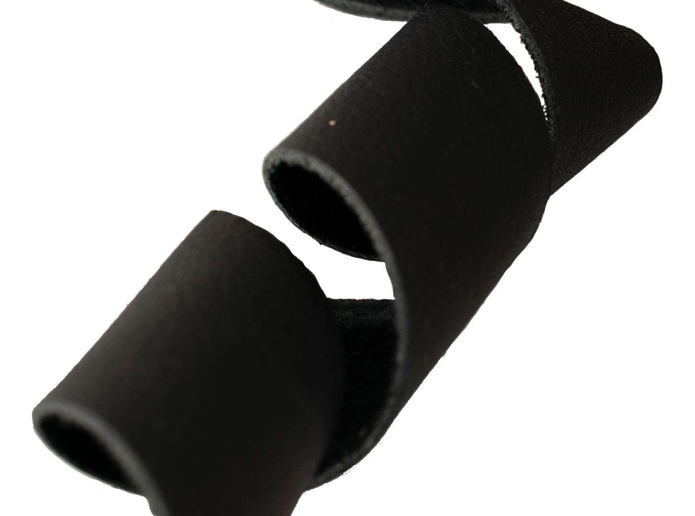 Lærband 40 mm Svart Lærband 40 mm Svart