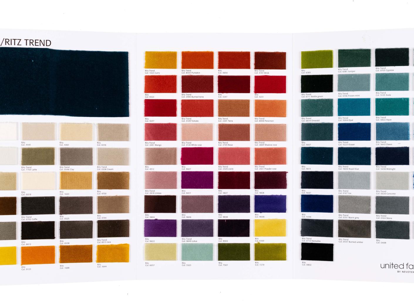 Ritz / Ritz Trend Prøvekolleksjon Folder Ritz / Ritz Trend Prøvekolleksjon Folder