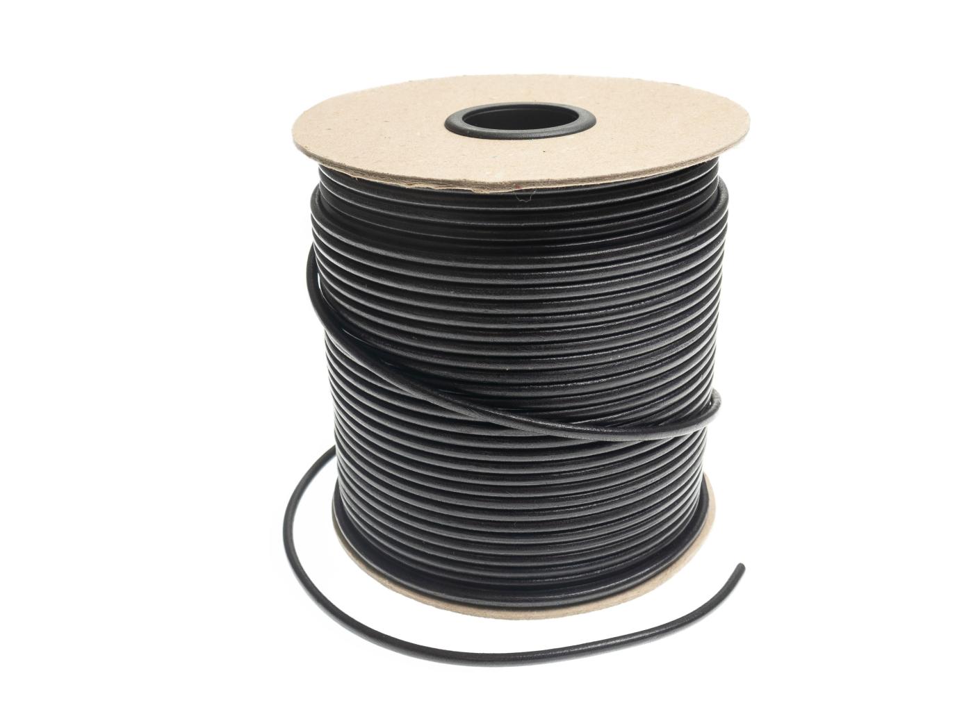 Lærsnor Svart Lærsnor Svart