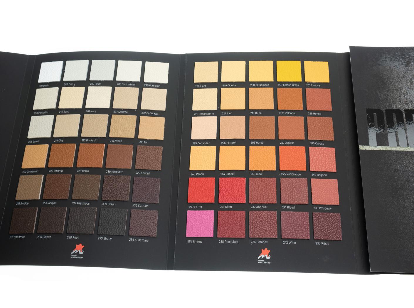 Møbelhud Prescott Prøvekolleksjon Folder Møbelhud Prescott Prøvekolleksjon Folder