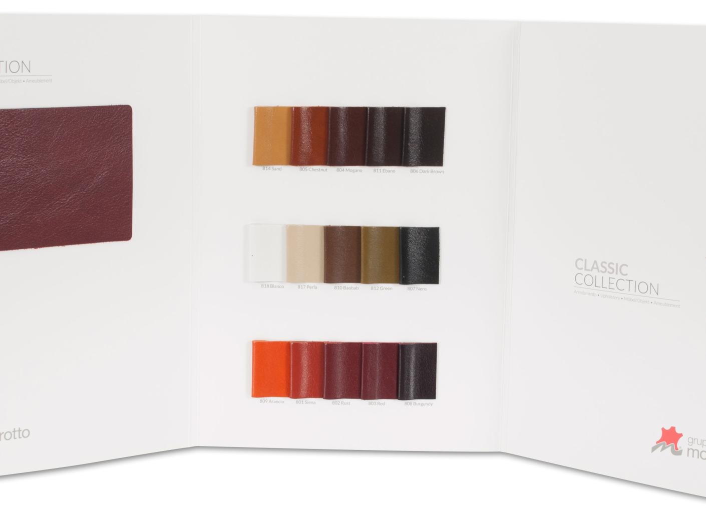 Møbelhud Classic Prøvekolleksjon Folder Møbelhud Classic Prøvekolleksjon Folder