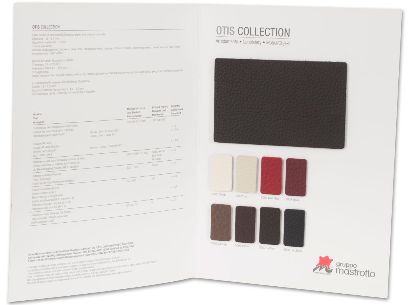 Møbelhud Otis Prøvekolleksjon Folder Møbelhud Otis Prøvekolleksjon Folder