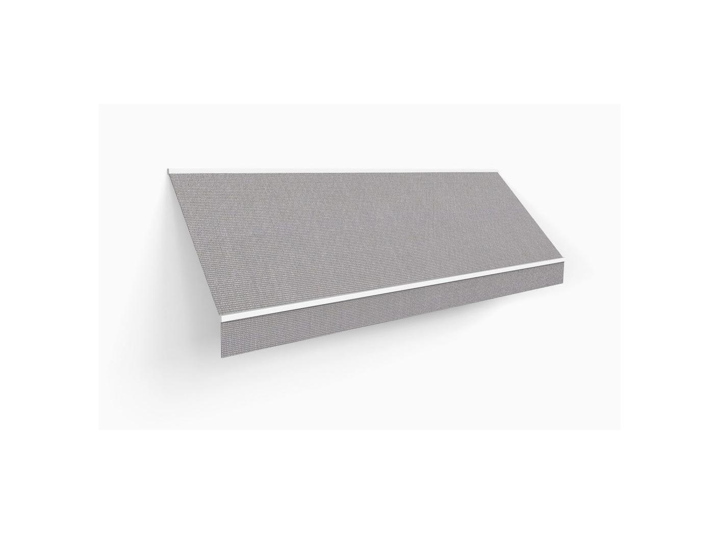 Markiseduk Docril 675 Ensfarget Lys Grå/Hvit Markiseduk Docril 675 Ensfarget Lys Grå/Hvit