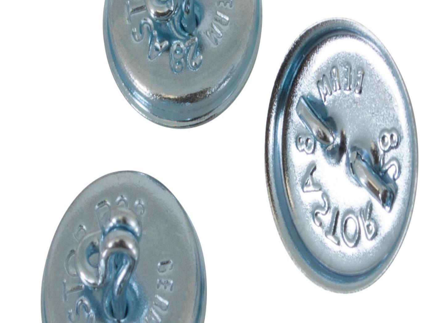 Knappeform A44 underdel krok, Ø24,8mm, 250st/fp Knappeform A44 underdel krok, Ø24,8mm, 250st/fp