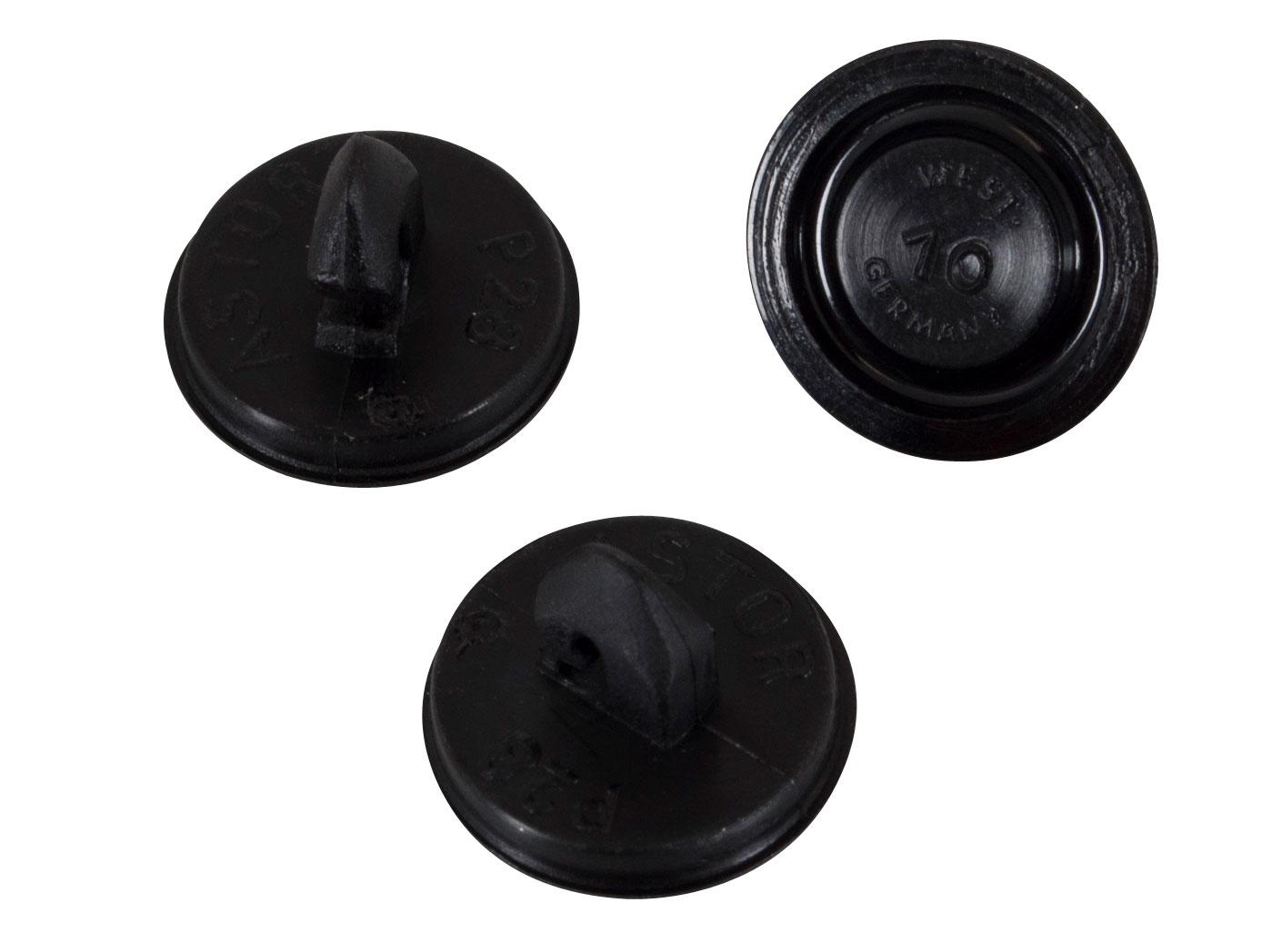 Knappeform A28 underdel krok plast, Ø15,15mm, 1000st/fp Knappeform A28 underdel krok plast, Ø15,15mm, 1000st/fp