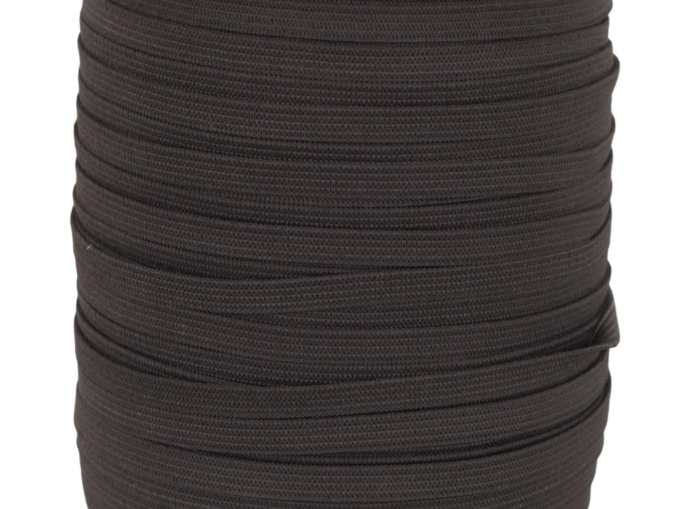 Strekkband 43001 7mm svart 150 mtr/rull Strekkband 43001 7mm svart 150 mtr/rull