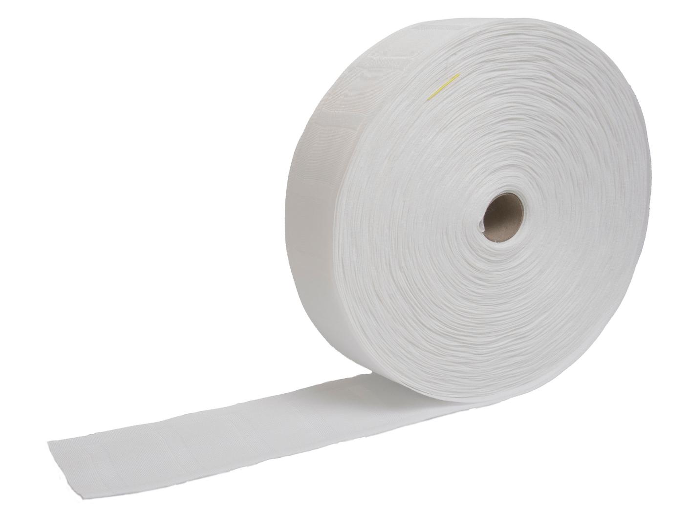 Rynkeband 70 mm hvit 100 mtr/rull