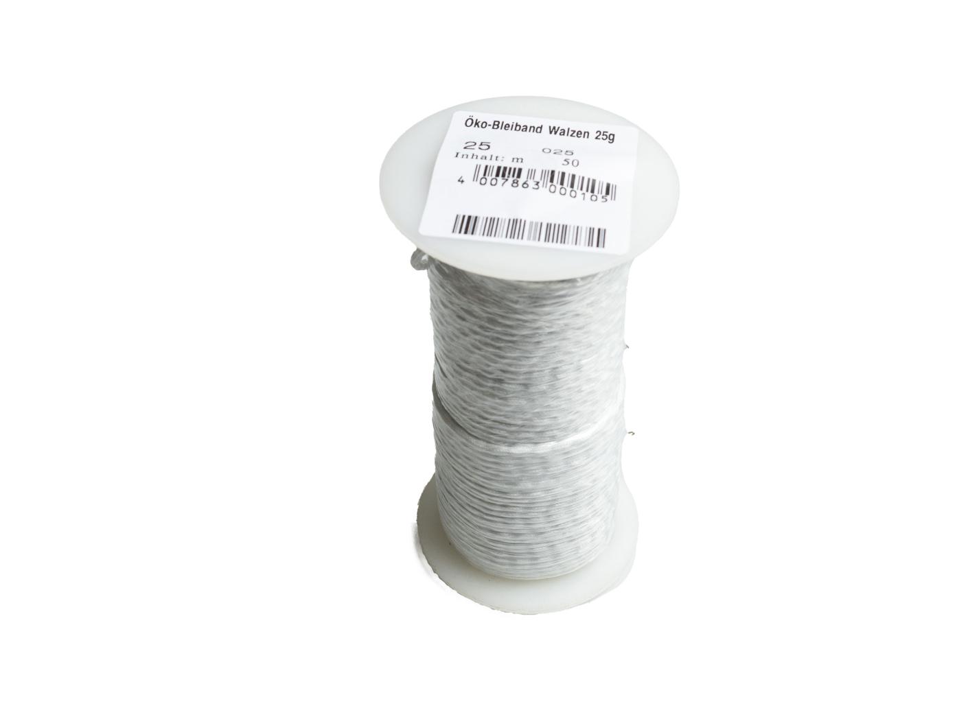 Blyband 25 g/m, 50 m/rulle Blyband 25 g/m, 50 m/rulle