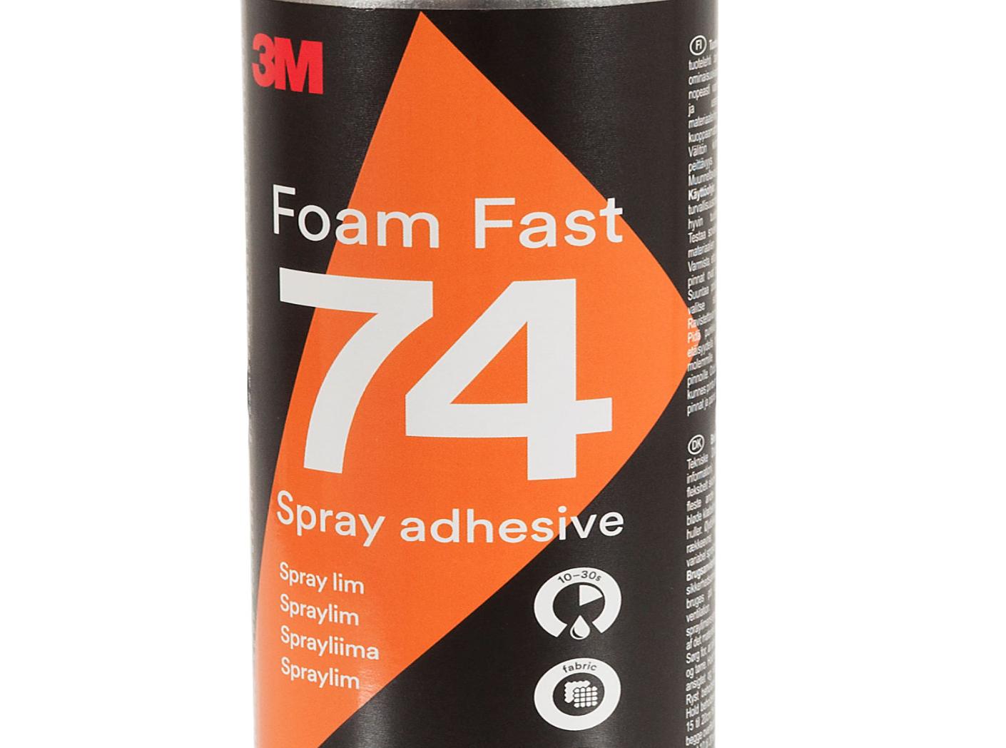 Spraylim 3M 74 Skumplastlim 0,5 ltr. Spraylim 3M 74 Skumplastlim 0,5 ltr.