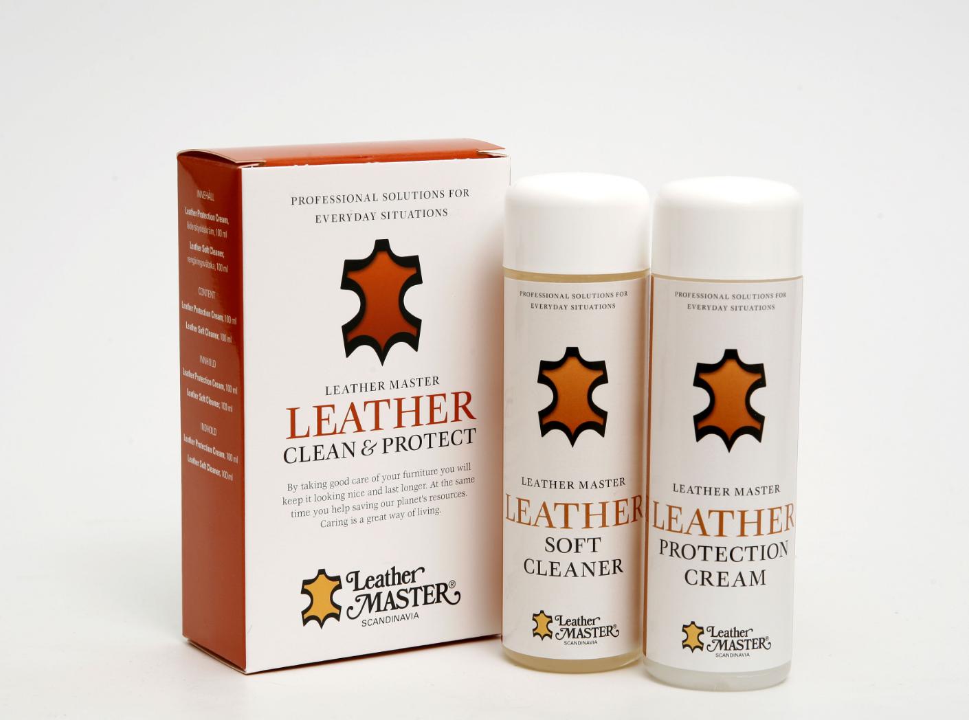 LM Leather cleaning & protection kit, Mini, 100 ml LM Leather cleaning & protection kit, Mini, 100 ml