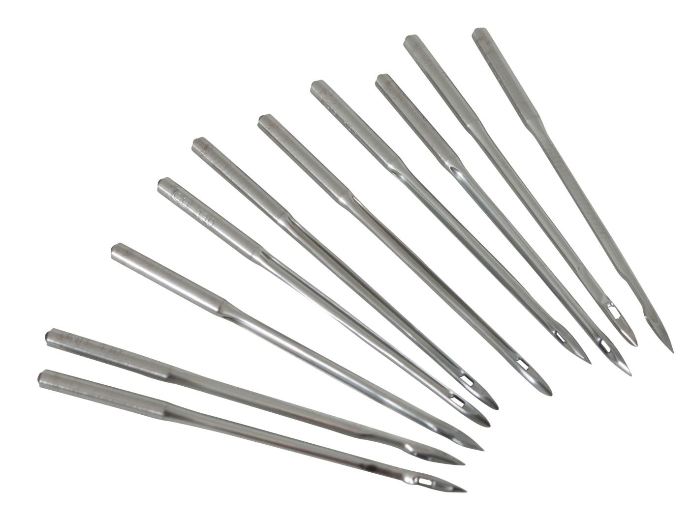 Symaskinnål 130 lær (10 nåler/fpk) Symaskinnål 130 lær (10 nåler/fpk)