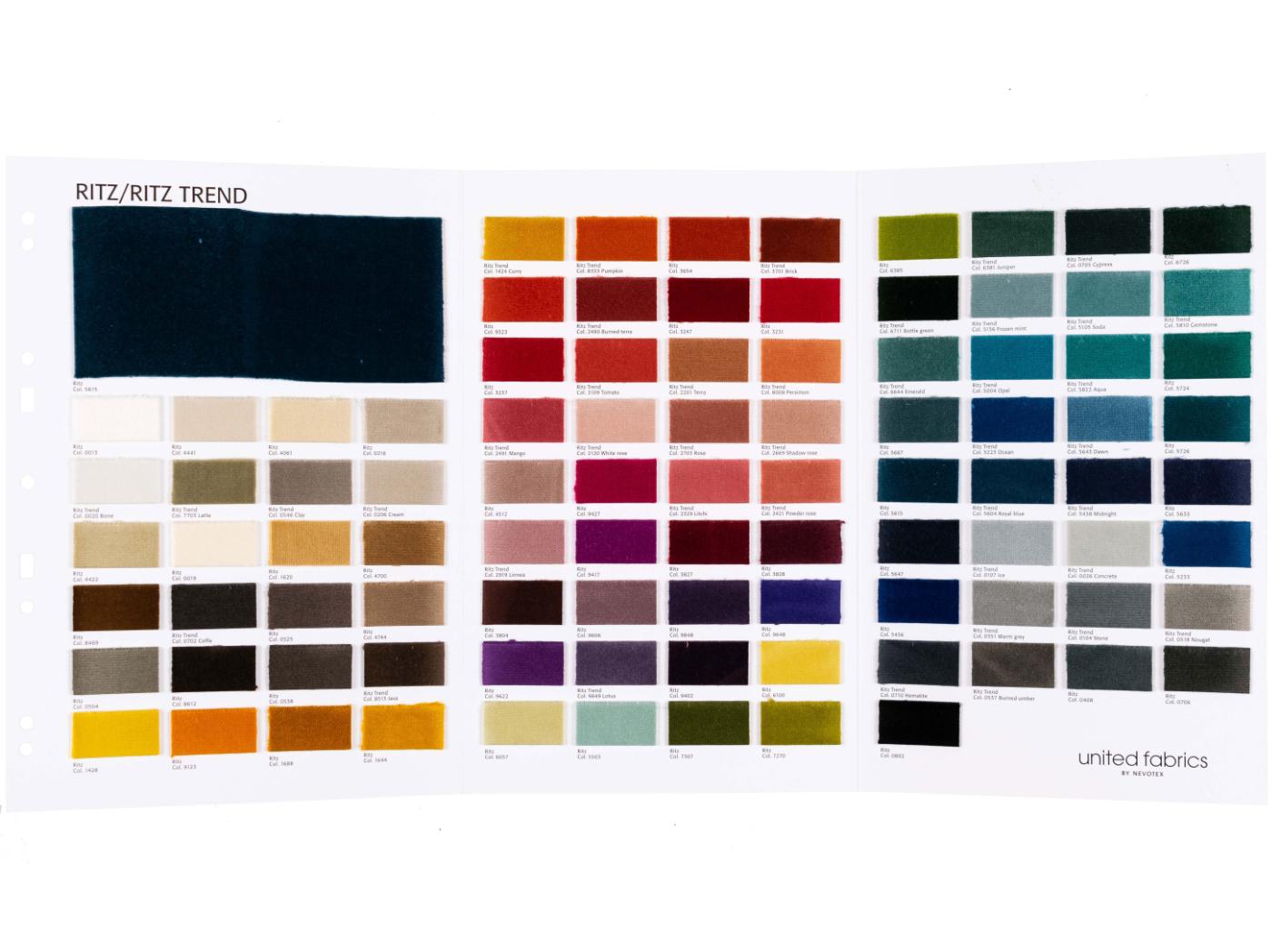 Ritz / Ritz Trend Prøvekolleksjon Folder Ritz / Ritz Trend Prøvekolleksjon Folder