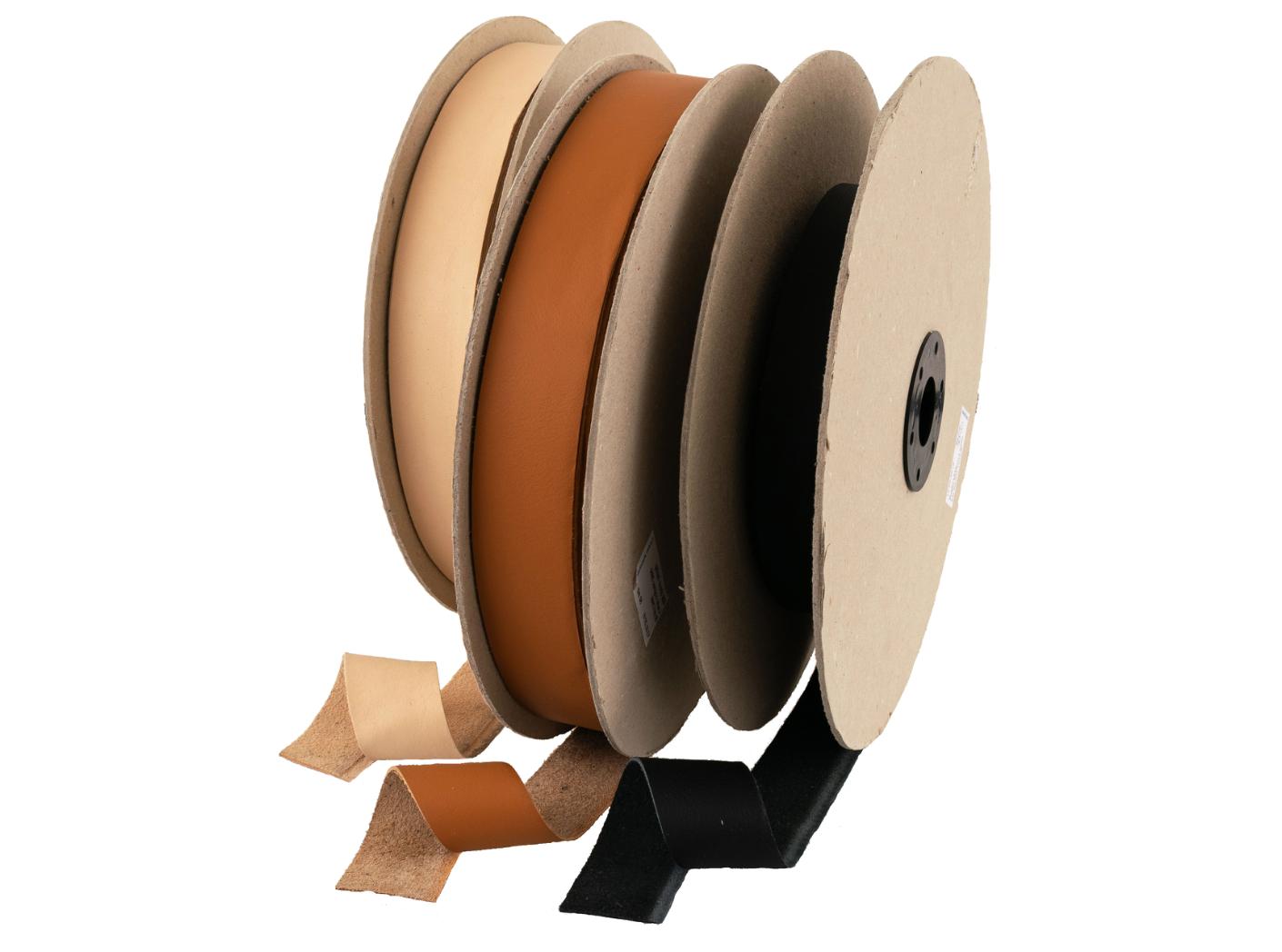 Lærband 40 mm Natur Vegetabilsk Lærband 40 mm Natur Vegetabilsk