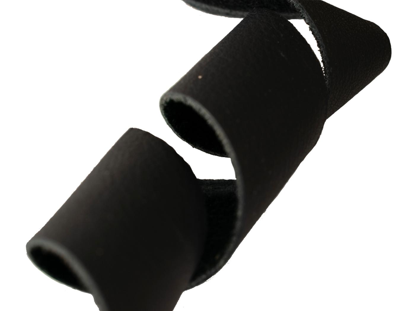Lærband 40 mm Svart Lærband 40 mm Svart