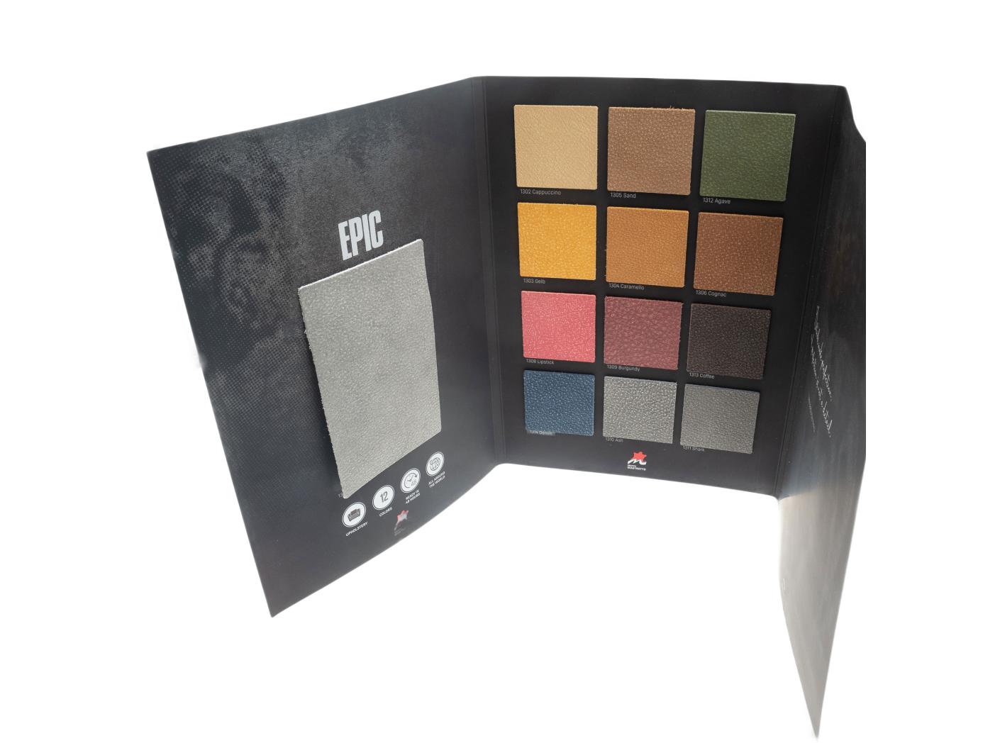 Møbelhud Epic Prøvekolleksjon Folder Møbelhud Epic Prøvekolleksjon Folder