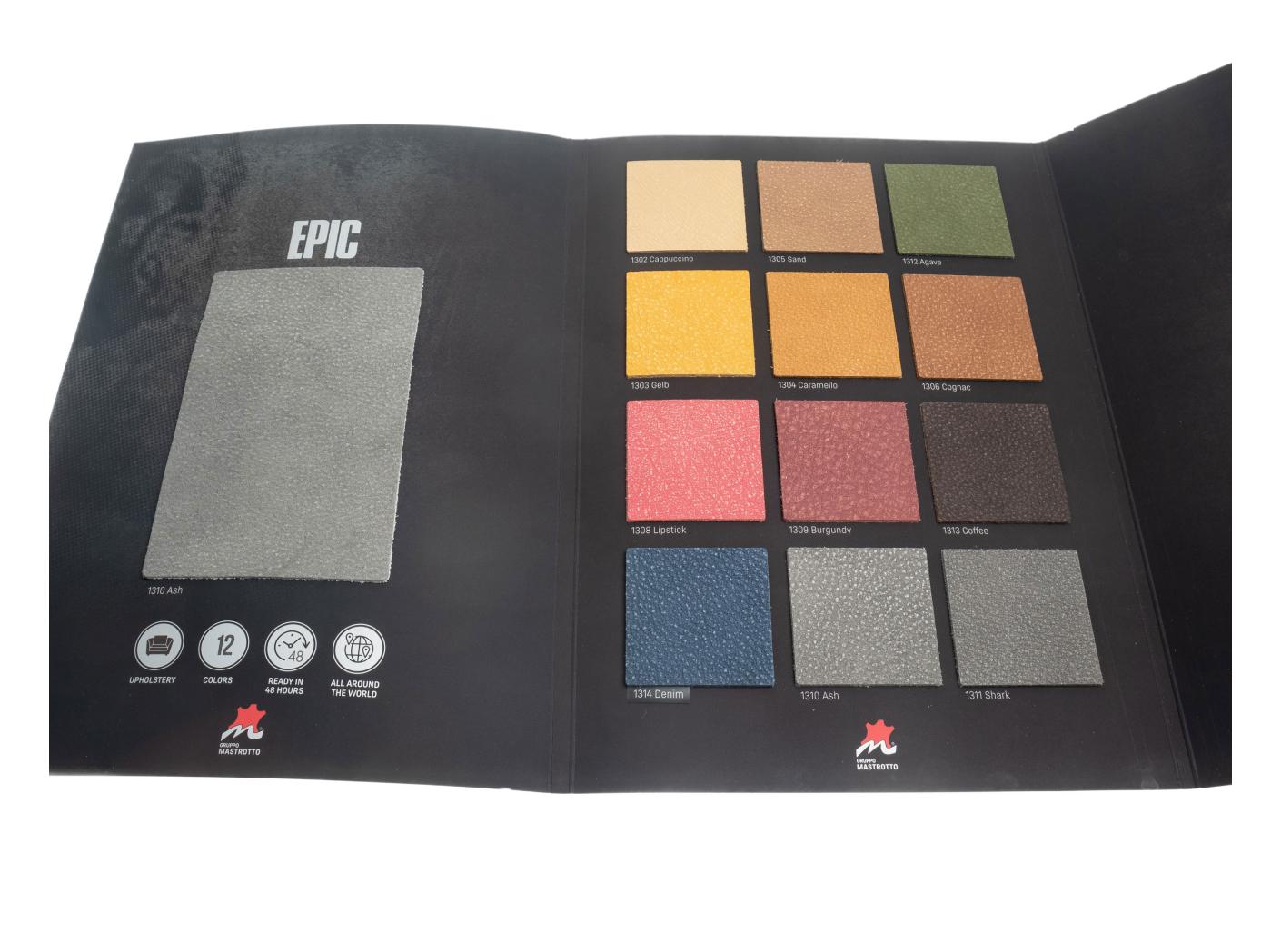 Møbelhud Epic Prøvekolleksjon Folder Møbelhud Epic Prøvekolleksjon Folder