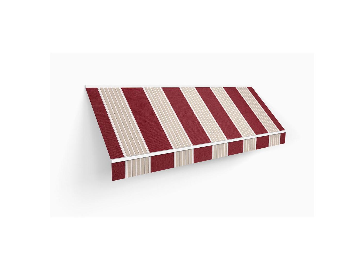 Markiseduk Docril 364 Stripe Rød/Beige/Hvit Markiseduk Docril 364 Stripe Rød/Beige/Hvit