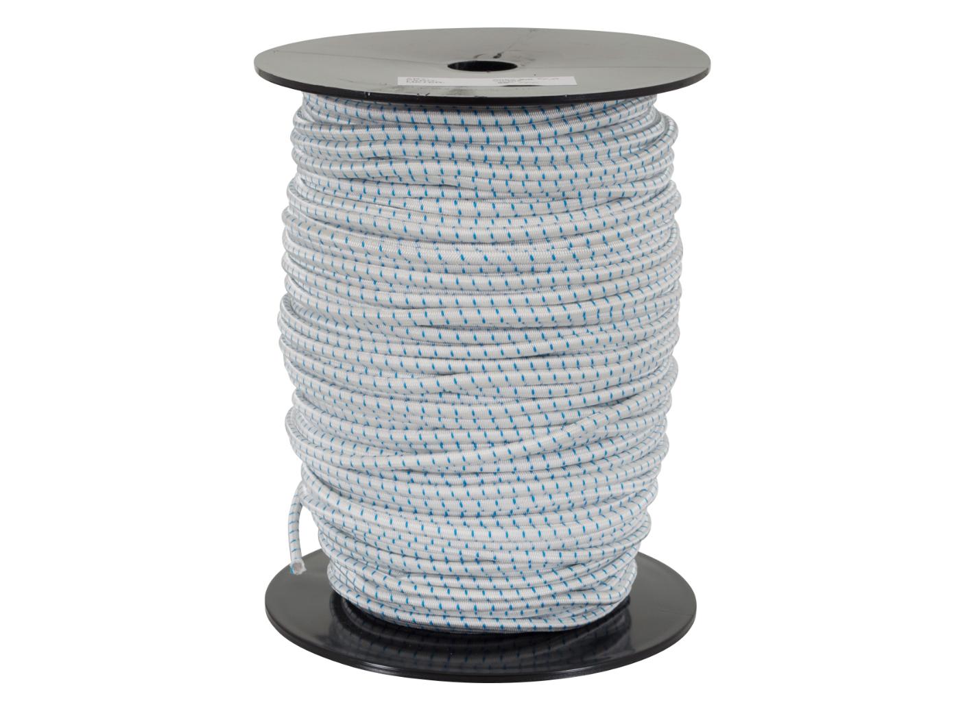 Gummiline 4mm, hvit, 100mtr/rull Gummiline 4mm, hvit, 100mtr/rull