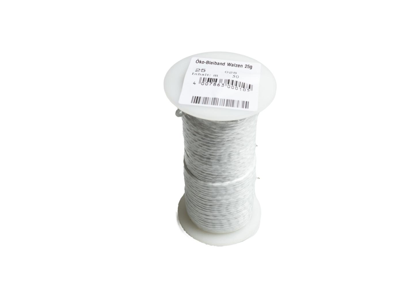 Blyband 25 g/m, 50 m/rulle Blyband 25 g/m, 50 m/rulle