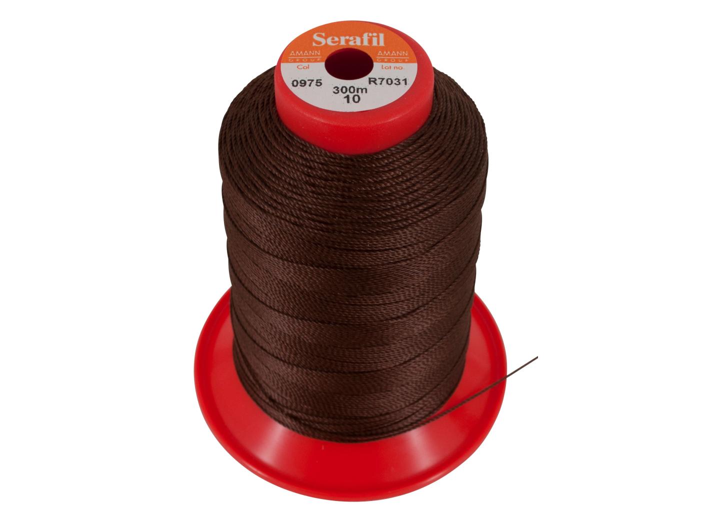 Serafil 10 975-300 mtr. mørkbrun Serafil 10 975-300 mtr. mørkbrun