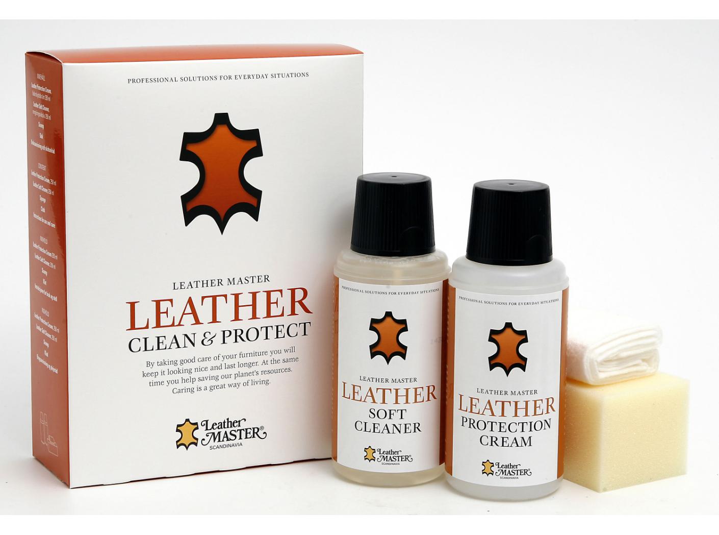 LM Leather cleaning & protection kit, Maxi, 250 ml LM Leather cleaning & protection kit, Maxi, 250 ml