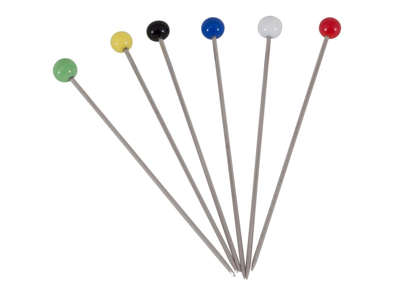 Heftenål nr.3 50mm, ass.frg. Heftenål nr.3 50mm, ass.frg.