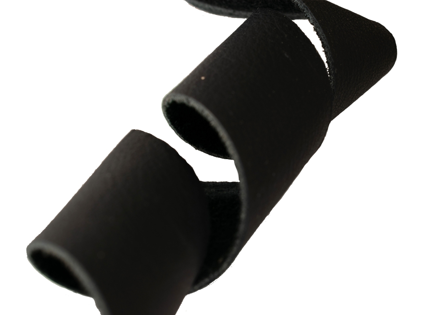 Lærband 40 mm Svart Lærband 40 mm Svart