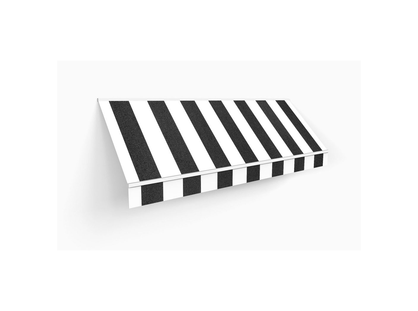 Markiseduk Docril Stripe 00014 White/Black, 120cm Markiseduk Docril Stripe 00014 White/Black, 120cm