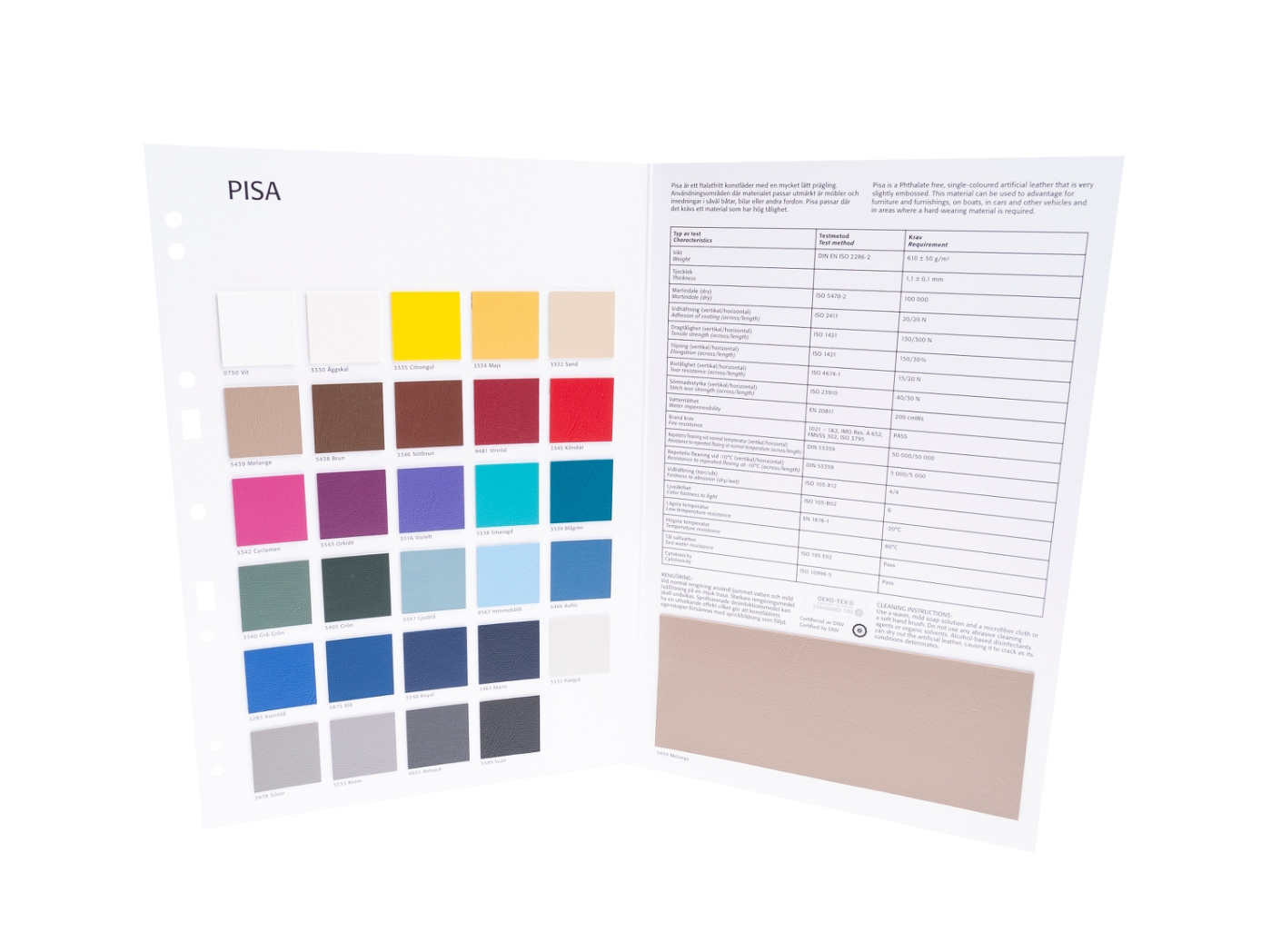 Pisa Prøvekolleksjon Folder Pisa Prøvekolleksjon Folder