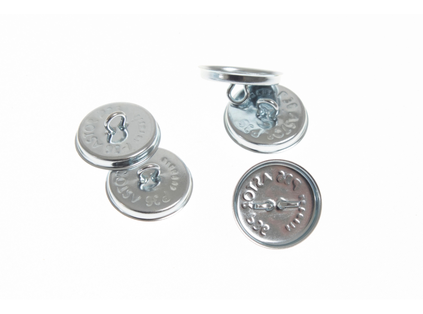 Knappeform A36 underdel øye, Ø19,1mm, 1000st/fp Knappeform A36 underdel øye, Ø19,1mm, 1000st/fp