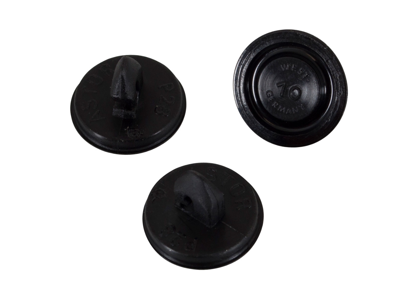 Knappeform A44 underdel krok plast, Ø24,8mm, 1000st/fp Knappeform A44 underdel krok plast, Ø24,8mm, 1000st/fp