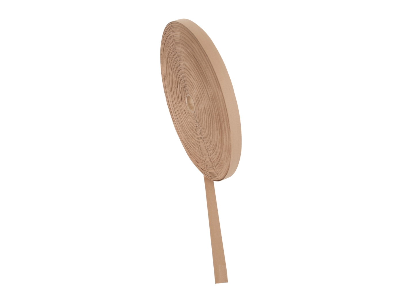 Bomullsband 15mm beige, 100mtr/rull Bomullsband 15mm beige, 100mtr/rull