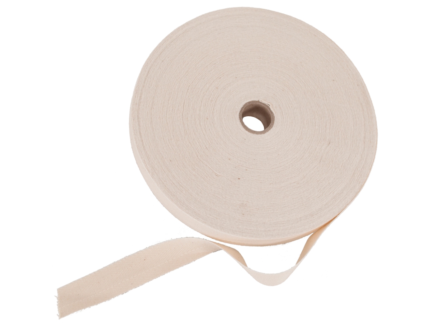 Bomullsband 3625 - 30mm, ubleket, 50mtr/rull Bomullsband 3625 - 30mm, ubleket, 50mtr/rull